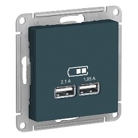  USB 5  1 x 2,1, 2  1,05 ATN000833 ATLASDESIGN Schneider Electric (1)