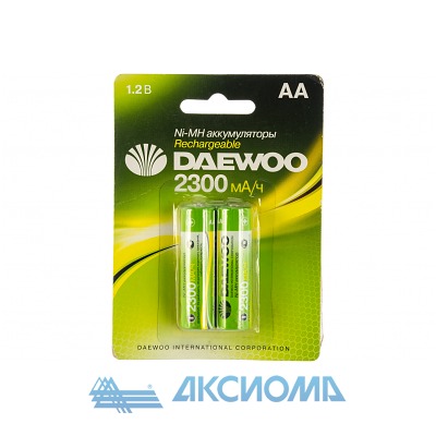  NI-MH 2300mAh LR6 AA BL-2 DAEWOO: 2/20/480
