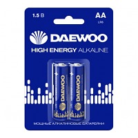   LR6 AA High Energy Alkaline BL-2 DAEWOO: 2/20/480