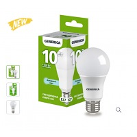 ����� ������������ A60 ����� 10�� 230� 6500� 1000�� E27 GENERICA  