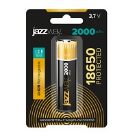 ����������� Li-Ion 18650 2000��� 3,7� � ������� BL-1 (���� �� 1 ��) JAZZway: 10/120