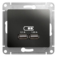 ������� USB A+A, 5�/2,1�, 2�5�/1,05� �������� GSL000733 Glossa Schneider Electric